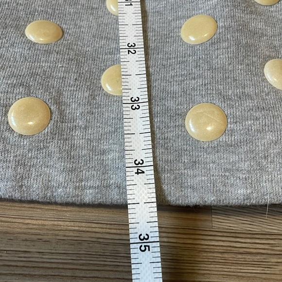 Juicy Couture Studded Sleeveless Sweatshirt Dress Gray M Retro Pockets Comfy - Picture 5 of 10